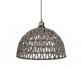 Wicker Rattan Pendant Adjustable Hanging Light Farmhouse Boho Modern Gray 12 Etl Listed 1-light Handwoven Shade With Matching 