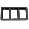 Red Hound Auto Switch Bezel Black 3-slot For Jaguar Xjs 1989-1996 Power Windows Sunroof Or Convertible Top 
