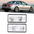 1 Pair Of Car License Plate Lights 8e0807430a 8e0807430b Light Fit For A3 A4 A5 A6 C6 A8 D3 Q7 Rs4 