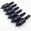 Semt-universal Black Motorcycle Spike Bolts Windscreen Fairings License Plate B074nn5wx4