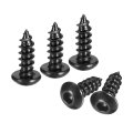 Hex Socket Self Tapping Screws M4 X 10mm Carbon Steel Wood Screw 50pcs 