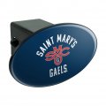 Saint Mary S College Gaels Logo Oval Tow Trailer Hitch Cover Plug Insert