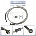 Uxcell 1 Set 2 1m 6 89ft Motorcycle Hydraulic Brake Or Clutch Line Hose Universal For Dirt Bike Atv Moped Scooter With Screws