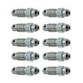 Disc Brake Bleeder Screw Treated Steel Silver 5 16 24 In Bolt Thread Size Replacement For E3tz 2208