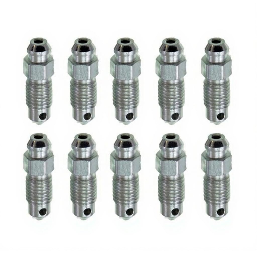 Disc Brake Bleeder Screw Treated Steel Silver 5 16 24 In Bolt Thread Size Replacement For E3tz 2208