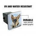 German Shepherd Dog Selfie Tow Trailer Hitch Cover Plug Insert