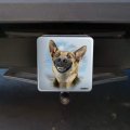 German Shepherd Dog Selfie Tow Trailer Hitch Cover Plug Insert