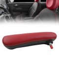 Dasbecan Left Side Seat Armrest For Fiat 500 2016 2017 2018 2019 Driver Adjustable Arm Rest Elbow Support Pad Replace 