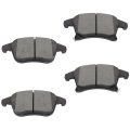 Front Disc Brake Pad Set D1653 Semi Metal 4pcs For Ford Fusion 2013 2020 Police Responder Hybrid 2019 Lincoln Mkz 