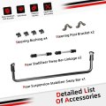 Rear Stabilizer Sway Bar Linkage Rod Shaft Steering Bushing Bracket For Polaris Ranger 500 700 2005-2009 1015814-067