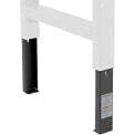Global Industrial Height Adjustable Leg Extender Kit 35-1 2 To 43 Pk Black