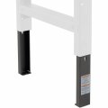 Global Industrial Height Adjustable Leg Extender Kit 35-1 2 To 43 Pk Black