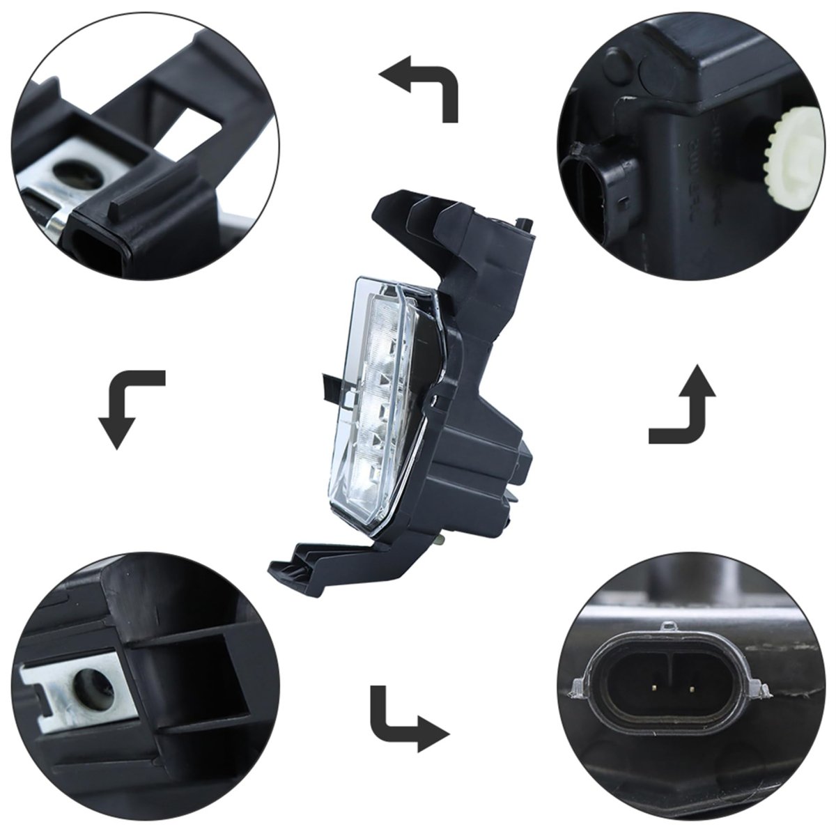 Front Bumper Fog Light Assembly Replacement For Subaru Outback 2020-2022 Driver Left 84501an010