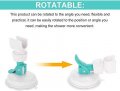 Adjustable Wall Attachable Portable Shower Head Holder Strong Suction Bathroom Vacuum Cup Hooks For Barthroom Accessory