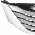 Non Radar Cruise Control To1200335 Factory Style Front Bumper Grill Grille Assembly With Premium Package And Chrome Moulding