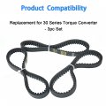 Labwork Drive Belt 725 Replacement For Go Kart 30 Series Torque Converter- 3pc Set 3 Belts
