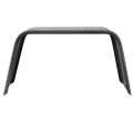 Recpro Trailer Single Steel Fender Round And Flat Top Diamond Smooth Design Diamond Plate 10 X 36 18