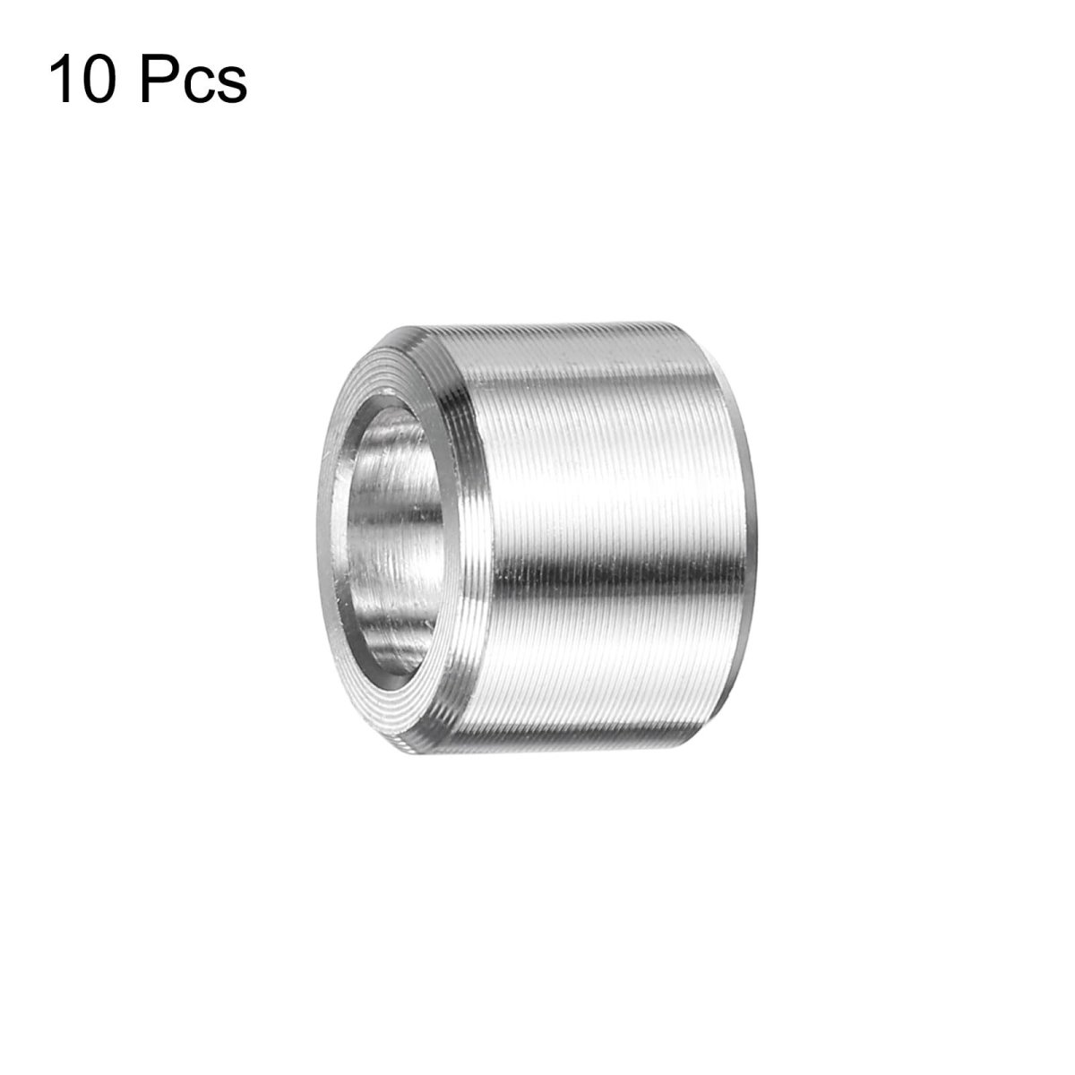 10 Pcs Stainless Steel Spacer 5 16 Bore X 1 2 Od 3 8 Length Screw Bushing Plain Finish Round Metal For Screws Bolts And Rods