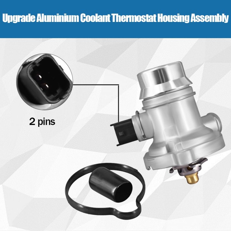 Upgrade Aluminium Coolant Thermostat Housing Assembly 25200455 55565336 902-808 Fits For 2013-2020 Encore 2011-2016 Chevy Cruze