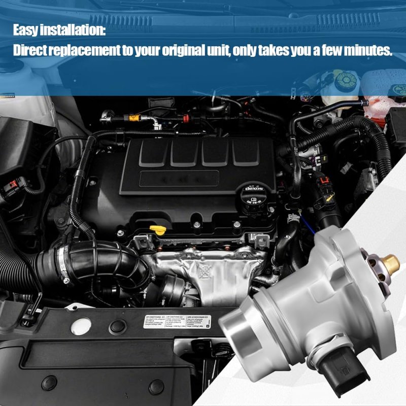 Upgrade Aluminium Coolant Thermostat Housing Assembly 25200455 55565336 902-808 Fits For 2013-2020 Encore 2011-2016 Chevy Cruze