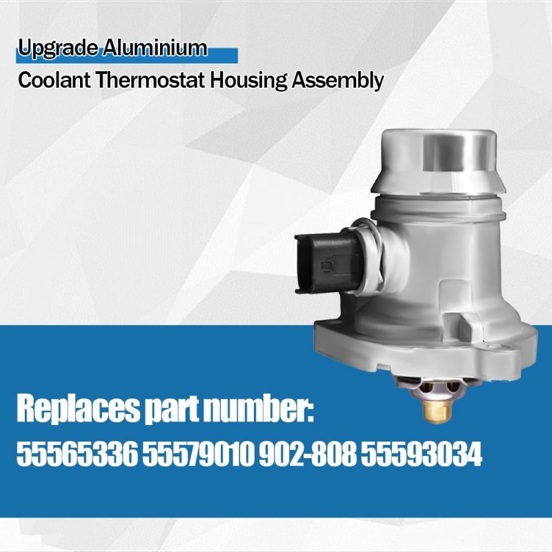 Upgrade Aluminium Coolant Thermostat Housing Assembly 25200455 55565336 902-808 Fits For 2013-2020 Encore 2011-2016 Chevy Cruze