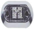200-5503-7 White Led Surface Mount Light Modern Corded Electric Fixture For 9 To 16 Volt Dc Systems 