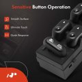 A-premium Master Power Window Switch Driver Side Compatible With Ford F-150 2004-2008 Expedition 2003-2006 Crown Victoria