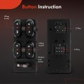 A-premium Master Power Window Switch Driver Side Compatible With Ford F-150 2004-2008 Expedition 2003-2006 Crown Victoria