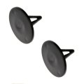 Hood Insulation Retainers For Ford Escort Crown Victoria Taurus 1990 1999 Black Plastic Circular Clips 0 23 Hole 1 18 In Outer 