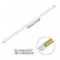 Uxcell 0 3mm X 9mm 500mm Brass Pipe Tube Round Bar Rod