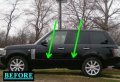 312 Motoring Fits 2003-2011 Range Rover Precut Chrome Side Door Trim Molding 4pc 2004 2005 2006 2007 2008 2009 2010 03 04 05 06