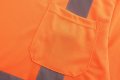 A-safety Work Safety Shirt 3 Packs Breathable Cool Dri Performance Mens High Visibility Force Long Sleeve Class Tee Orange 