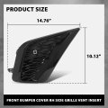 Front Bumper Grille Vent Insert Passenger Right Side For Lx Nx300 2018 2021 And Nx300h Gloss Black Fits F Sport Package With