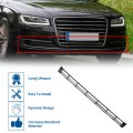 1 Pcs Lower Front Hood Bumper Grille Grill Cover Center Insert Trim No 4h0807697 For Audi A8 D4pa 2015-2018 Black