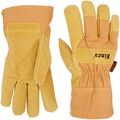 Xlg Line Pig Palm Leather Work Gloves Size X-large Model 044101 