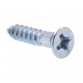 Prime-line Wood Screws Flat Head Phillips Drive 5 X 8 In Zinc Plated Steel 50 Pack 