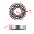 Caltric Engine Ball Bearing Compatible With Polaris Width 8mm Inner D 12mm Outer 28mm