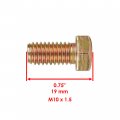 Caltric 4 Rear Disc Stud Bolt Compatible With Polaris Sportsman X2 500 800 4x4 2008 2009