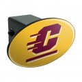 Central Michigan University Secondary Oval Tow Trailer Hitch Cover Plug Insert