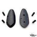 Httmt- Usmt222-013-bk-nologo- Mirror Block Off Base Plates 5mm Compatible With 1999-2007 R6 Yzf-r6 Yzfr6 Carbon