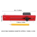 Keenso Car Body Line Marker Tool Adjustable 110mm Wheel Arch Scriber For Automotive Dent Repair And Precision Bodywork