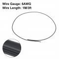 Uxcell 4mm 6awg Heating Resistor Wire Wrapping Nichrome Resistance Wires For Elements 3ft