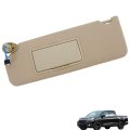 Driver Side Sun Visor With Mirror And Light Beige Replacement For Honda Pilot 2017-2021 Ridgeline 2018-2020 83280-tg7-a12za 