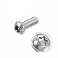 Uxcell M6x16mm Torx Security Machine Screw 40pcs Pan Head Screws Inside Column 304 Stainless Steel Fasteners Bolts