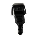Windshield Washer Nozzles Ford F-250 F-350 Super Duty 2008 2009 2010 Driver And Passenger Side Pair Plastic Black Replacement 