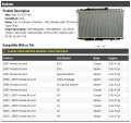 Marketplace Auto Parts Radiator Compatible With 2003-2007 Honda Accord 2 4l 4-cylinder