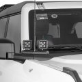 Hooke Road Dual A-pillar Light Mounting Brackets 2pcs Steel Rack Holder For 2021 2022 2023 2024 Ford Bronco Accessories Exclude