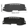 X Autohaux Car Dashboard Cover Gray Polyester Non-slip Mat Protector Carpet Sun Proof For Toyota Corolla 2009 2010 2011 2012