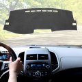 X Autohaux Car Dashboard Cover Gray Polyester Non-slip Mat Protector Carpet Sun Proof For Toyota Corolla 2009 2010 2011 2012