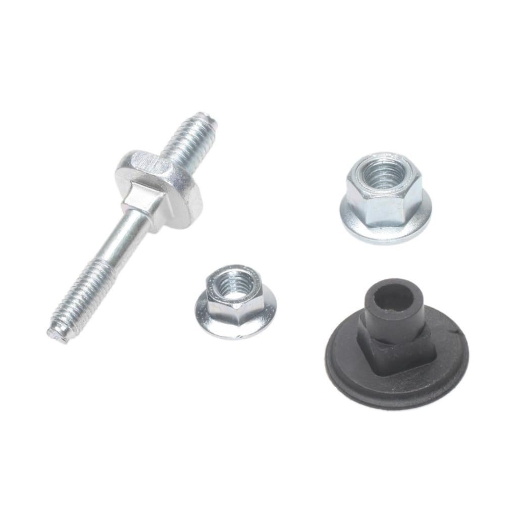 Alternator Terminal Hardware Set For Cadillac Brougham 1990 1991 Metal And Plastic Silver Black Color Straight Bend Angle